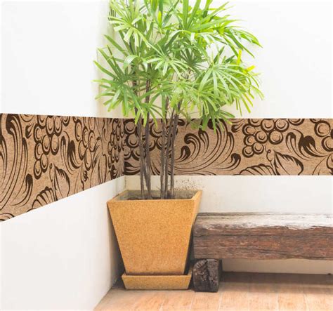 Cork Effect Border Decal Tenstickers