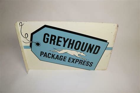 Highly Desirable 1961 Greyhound Package Express Double Sided Tin Bus