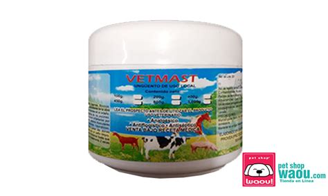 POMADA PARA UBRES VETMAST DESINFLAMANTE 110 G. - petshopwaou 3.4 sirve para la tos.