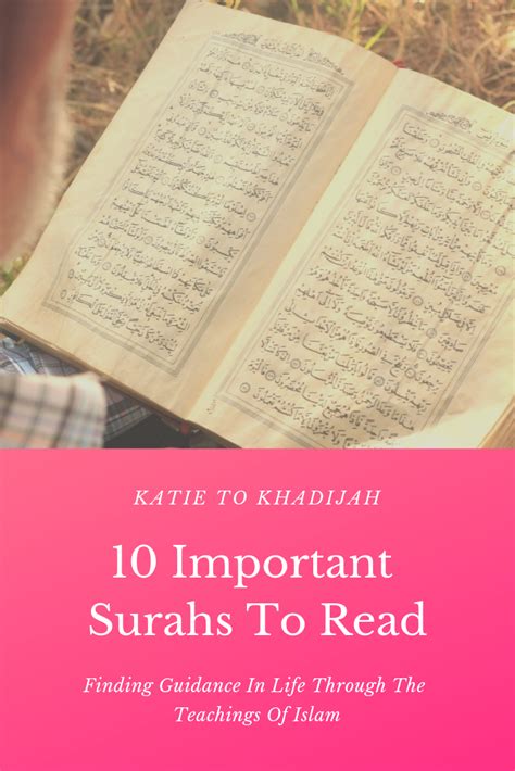 10 Important Surahs To Read And Their Benefits Learn Quran Islam