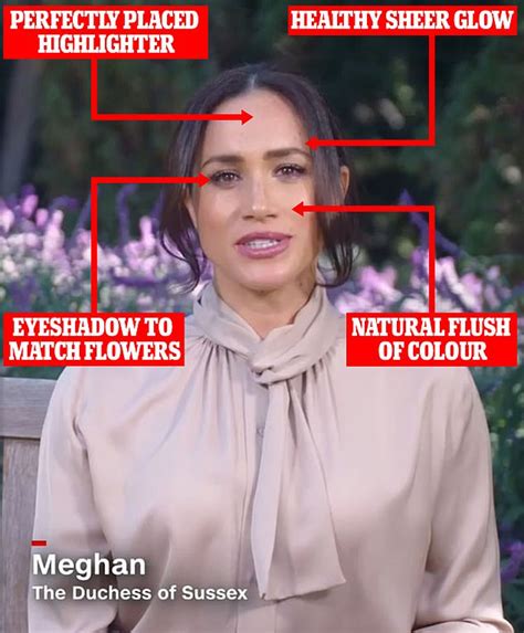 How Meghan Markle Swapped Dramatic Makeup For A Pared Back Natural Look Daily Mail Online