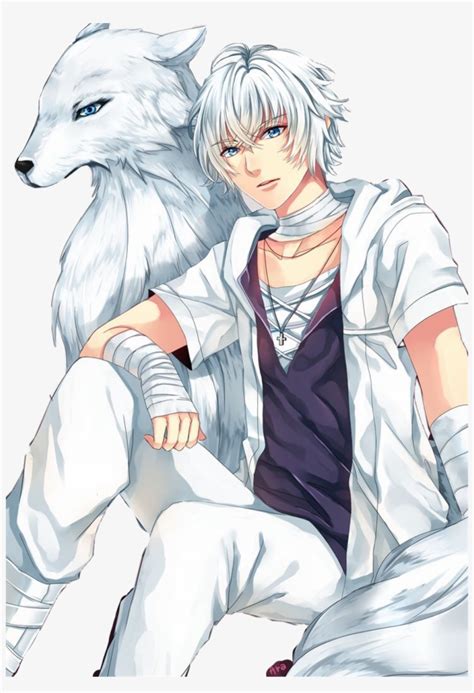 White Hair Anime Girl Wolf Ears Anime Wallpaper Hd