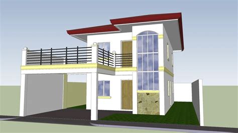 Proposed 2 Storey Residential Building 3d Warehouse