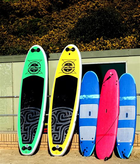 Surf Paddle Boards In A Row Free Stock Photo Public Domain Pictures
