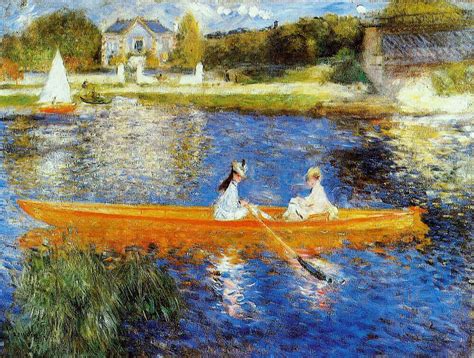 The Skiff By Pierre Auguste Renoir