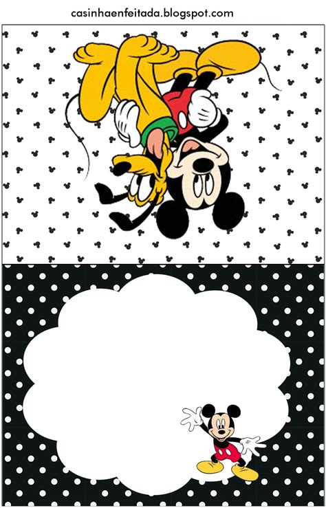 Casinha De Criança Kit Festa Do Mickey Para Imprimir Grátis