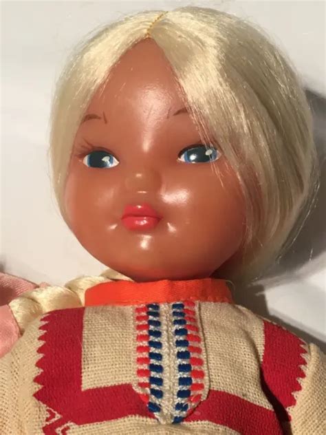 Vintage Ussr Soviet Russian Doll Blonde Hard Plastic Leningrad 1960s