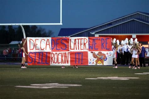 Decades Later Were Still Rockin It Football Run Through Banner