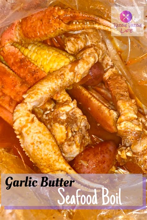 #seafood #creamygarilcbuttersauce #howtovideoingredient list and measurements. Garlic Butter Seafood Boil - Razzle Dazzle Life | Recipe ...