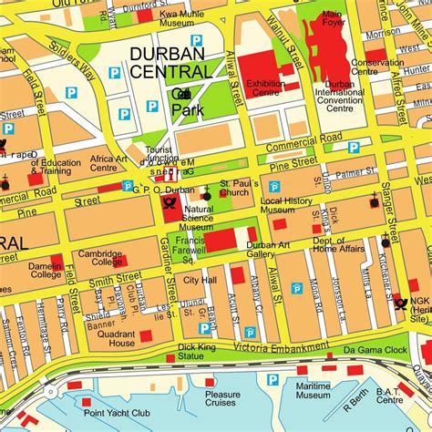 Large Durban Maps For Free Download And Print High Resolution And