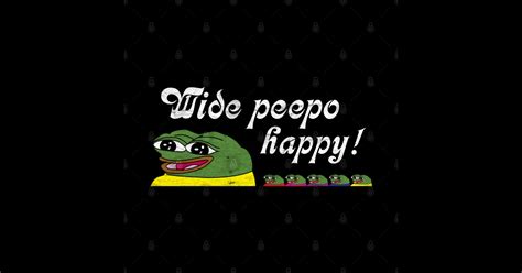 Wide Peepo Happy Partridge Pepe Distressed Widepeepohappy