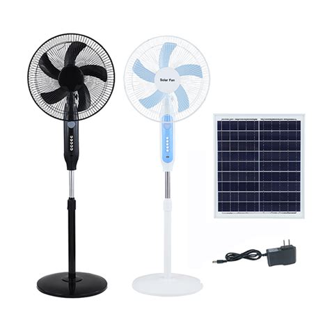 Ventilador Solar Powered Fan Solar Electric Stand Fan Rechargeable Standing Fan 16 Inch Buy