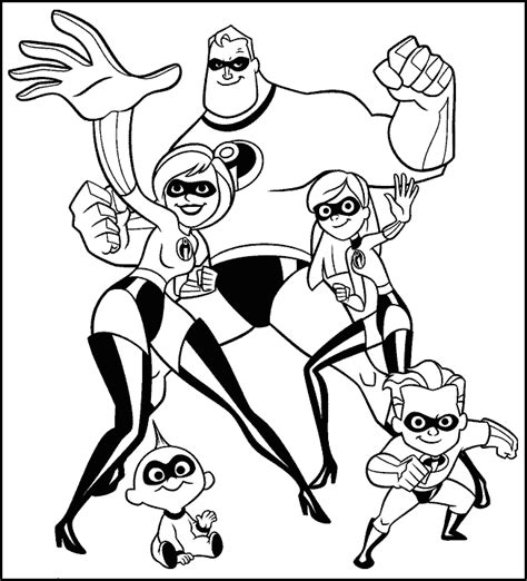 Krafty Kidz Center: Mr. Incredibles Coloring Pages