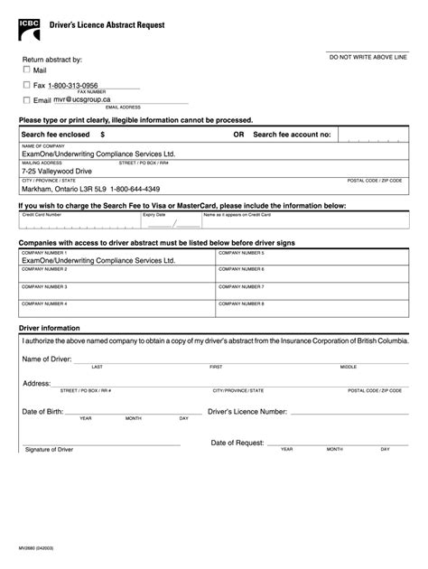Drivers Abstract New York 2003 2024 Form Fill Out And Sign Printable