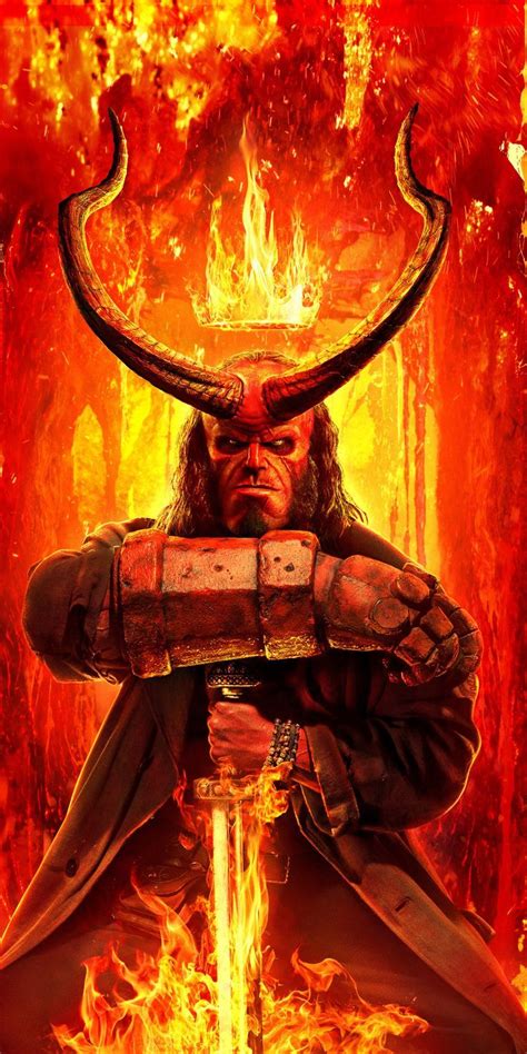 Awesome Wallpaper Red Hellboy David Harbour 2019 Movie 10802160
