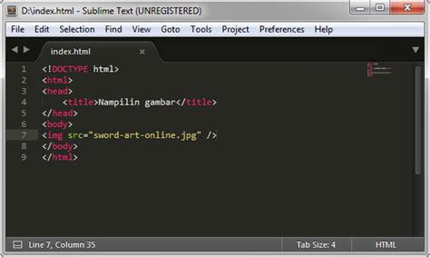 [Pengenalan] Cara menampilkan gambar di HTML dengan tag ~ Tutorial
