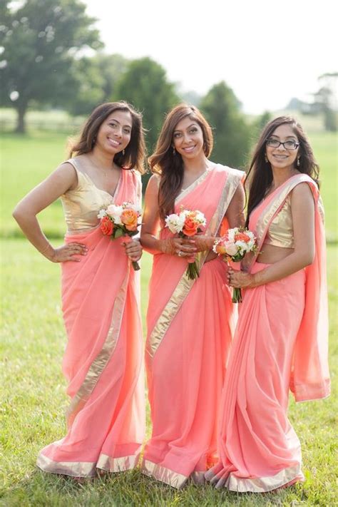 Sparkling Fashion Bridesmaid Sarees Inspirational Collection Indian