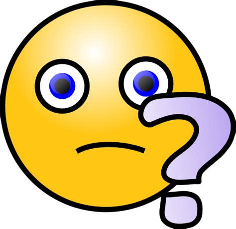 Emoticons Question Face Clipart I2clipart Royalty Free Public