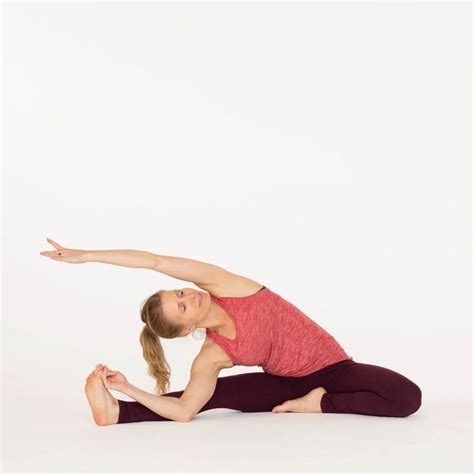 Revolved Head To Knee Pose Ekhart Yoga