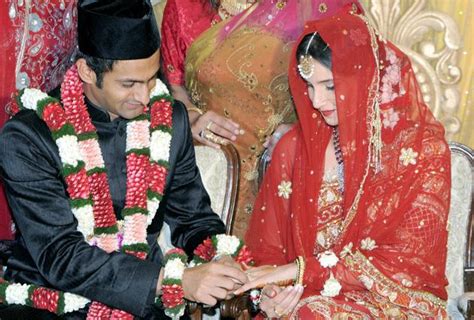 Shoaib Malik And Sania Mirza Wedding Photos