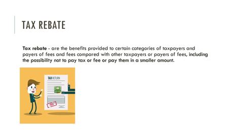 Tax Rebate Definition And Example