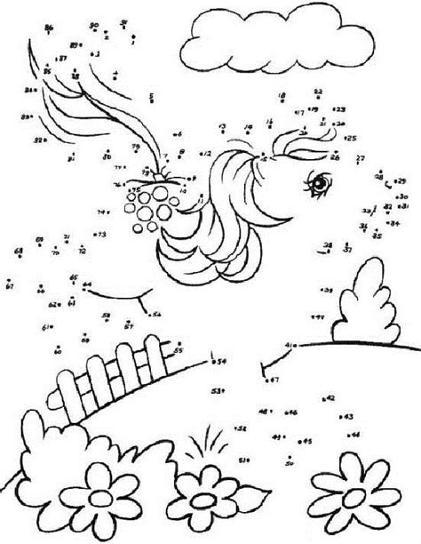 Dot unicorn dots connect worksheet printable baby worksheets preschool summer unicorns coloring pages printables connectthedots101 connection visit Dot to Dot Worksheet to Print | Activity Shelter