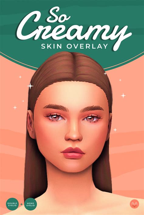 So Creamy Skin Overlay Twistedcat The Sims 4 Skin Sims 4 Cc Eyes