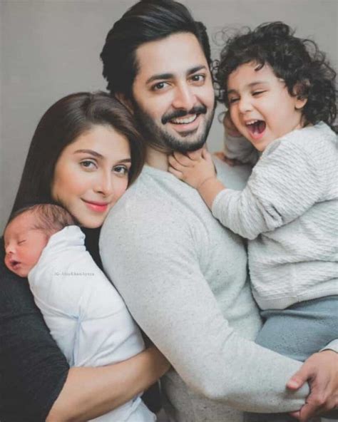 Ayeza Khan And Danish Taimoor Adorable Pictures With Their Newborn Son