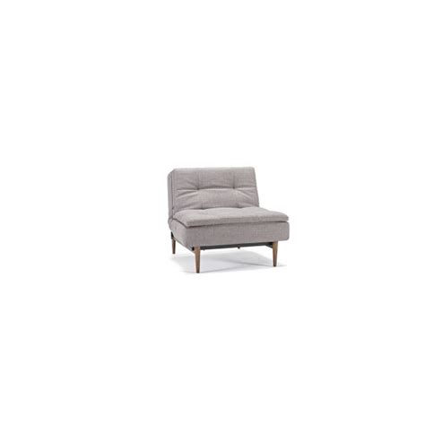 Dublexo Deluxe Chair In Begum Grey Dark Wood Danish