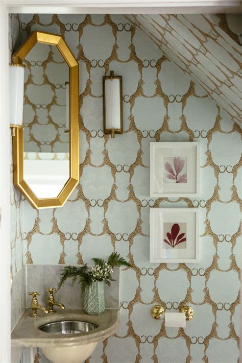 Chicago Eclectic Victorian Bold Powder Room Bold