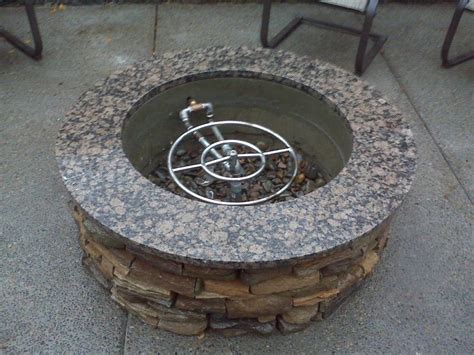 For smaller fire pits it would be easier to stay away from natural gas since so the base for making a homemade fire pit includes paver and paver sand, with everything else optional. Natural Gas Stone Fire Pit | TcWorks.Org