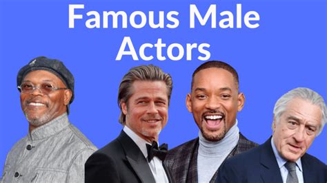 50 Most Famous Male Actors Endante