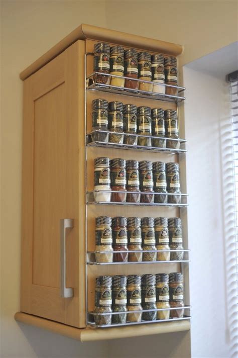 Store home kitchen organizer spice rack gripper seasoning carrier bottle storage holder 2pcs 4pcs cabinet clip shelf racks. Splendid Wire Shelves for Cabinets with 5 Shelf Spice Rack ...