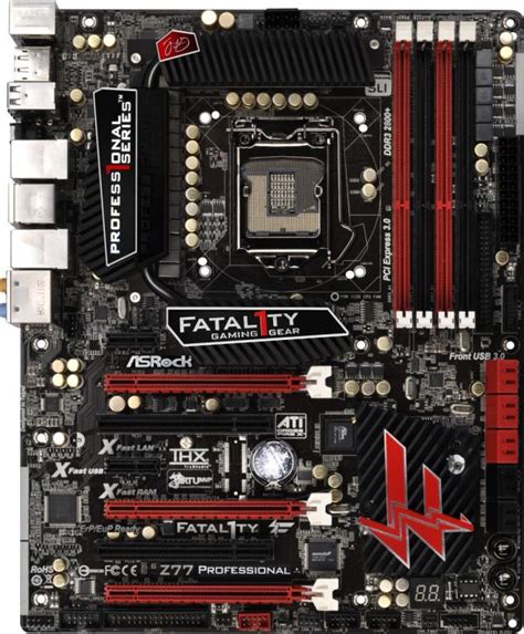 Asrock Fatal1ty Z77 Professional Overview Visual Inspection Board