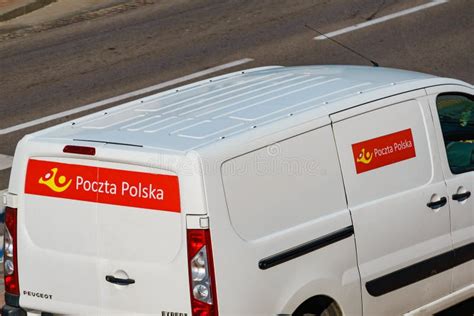 Polish Post Van In Gdynia Poland On 26 June 2019 Editorial Stock Photo