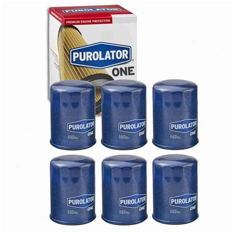 6 Pc Purolator One Pl14610 Engine Oil Filters For Oil Change Lubricant