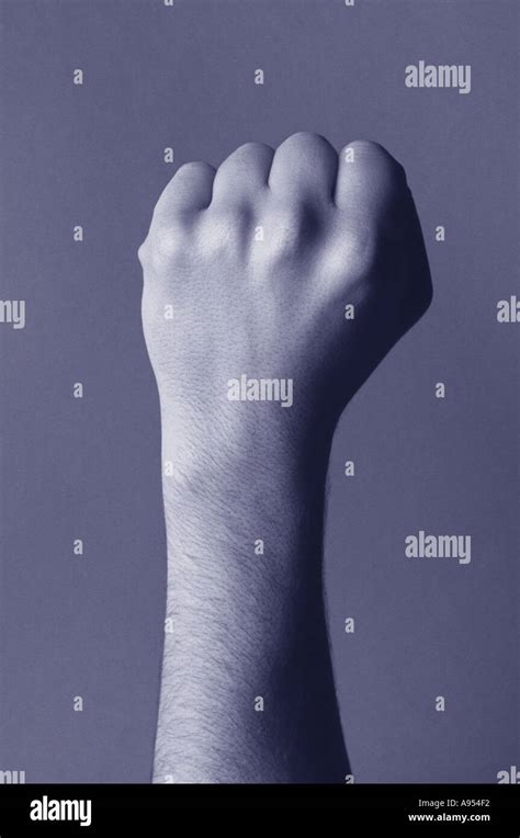 Hand In A Fist Shape Stock Photo Alamy