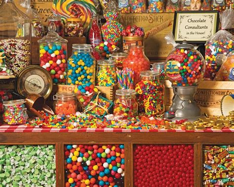 Free shipping on orders of $49+. Springbok Jigsaw Puzzles - Sweet Shoppe ~ I LOVE jigsaw ...