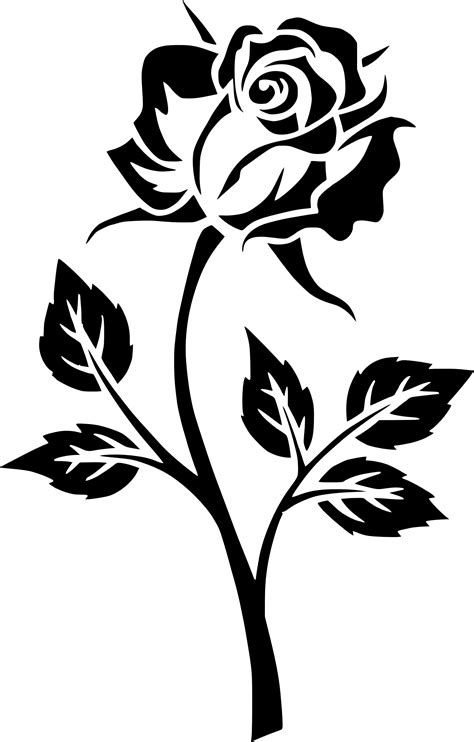 Rose Silhouette Clipart 20 Free Cliparts Download Images