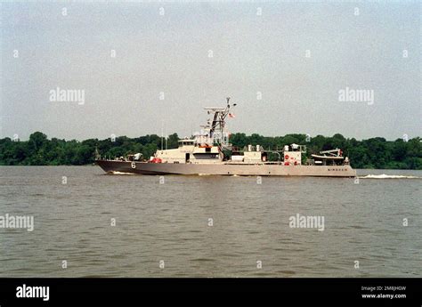 A Port Side View Of The Coastal Patrol Boat Uss Sirocco Pc 6 As The