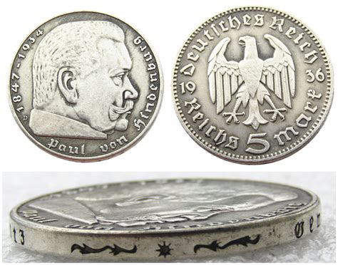 German 5 Reichsmark Coin