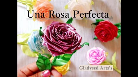 Como Hacer Una Rosa Con Cintas Paso A Paso How To Make Rose Diy Youtube