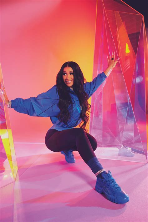 Cardi B Announces New Reebok “let Me Benext Level Energy” Collection Inspired By Crystals And