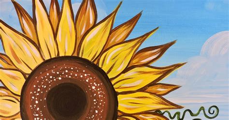 Sunflower Acrylic Painting Painters Legend