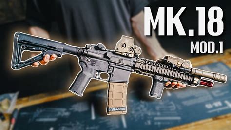 미 해군 M4의 단축형 소총 Mk18 Mod 1 마루이 가스건 언박싱 Youtube
