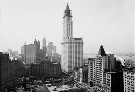 Woolworth Building 1910 1920 New York Skyline Woolworth Building
