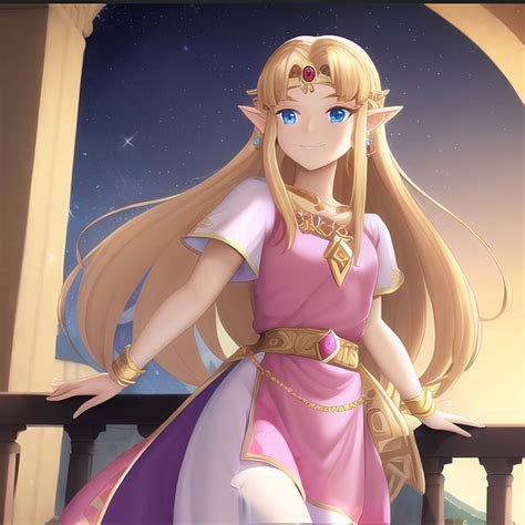 Princess Zelda The Legend Of Zelda And More Generated By Azreturned