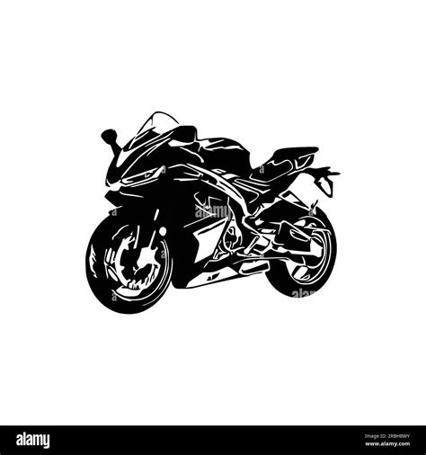 Motorcycle Silhouette Vectorblack Motorcycle Motorcycle Art