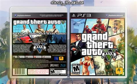 Grand Theft Auto V Playstation 3 Box Art Cover By Chrisredfield