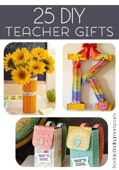Gift ideas for teacher birthday. 25 DIY Teacher Giftts